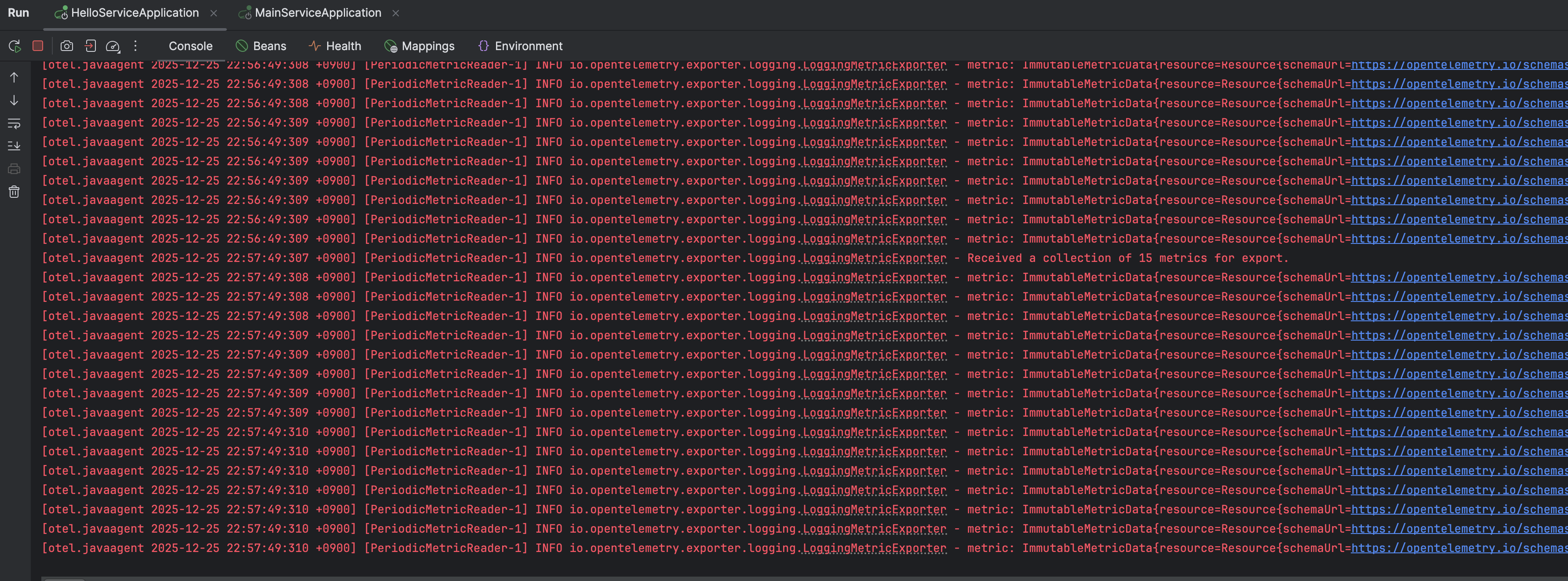 Otel Java Agent Log Exporter